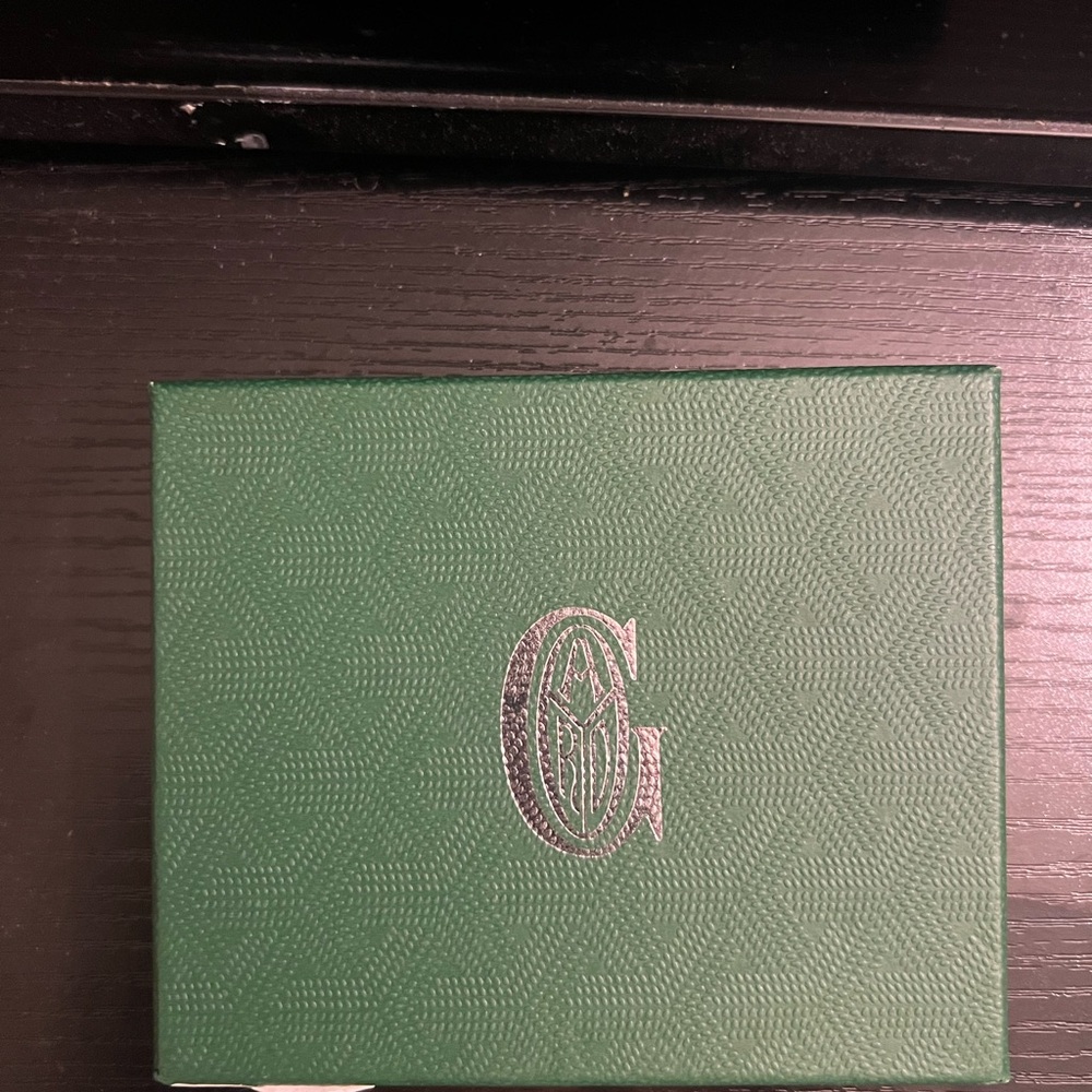 Blue and White Goyard Wallet